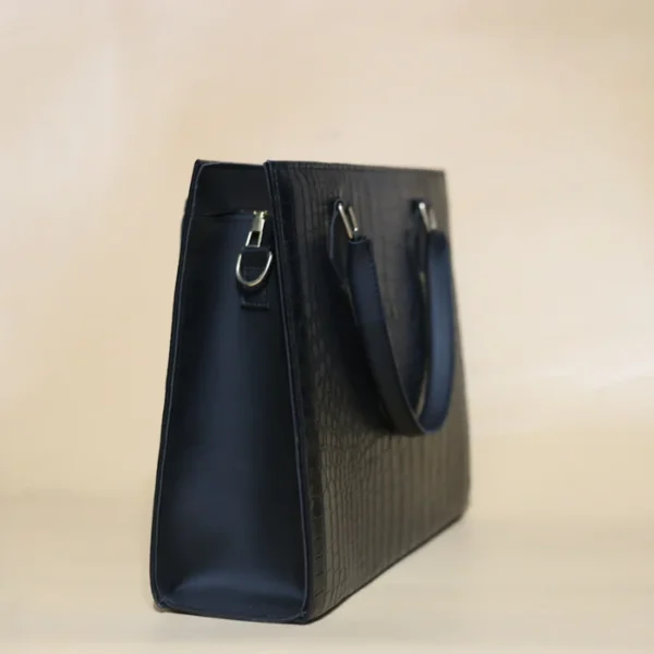 Croc Black Luxury 2 Pcs Tote Set - Image 5